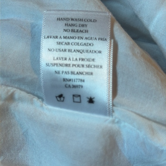 Rails Linen Tie Front Mini Dress Womens Medium Rayon Linen Blend Beachy Resort - Picture 7 of 11